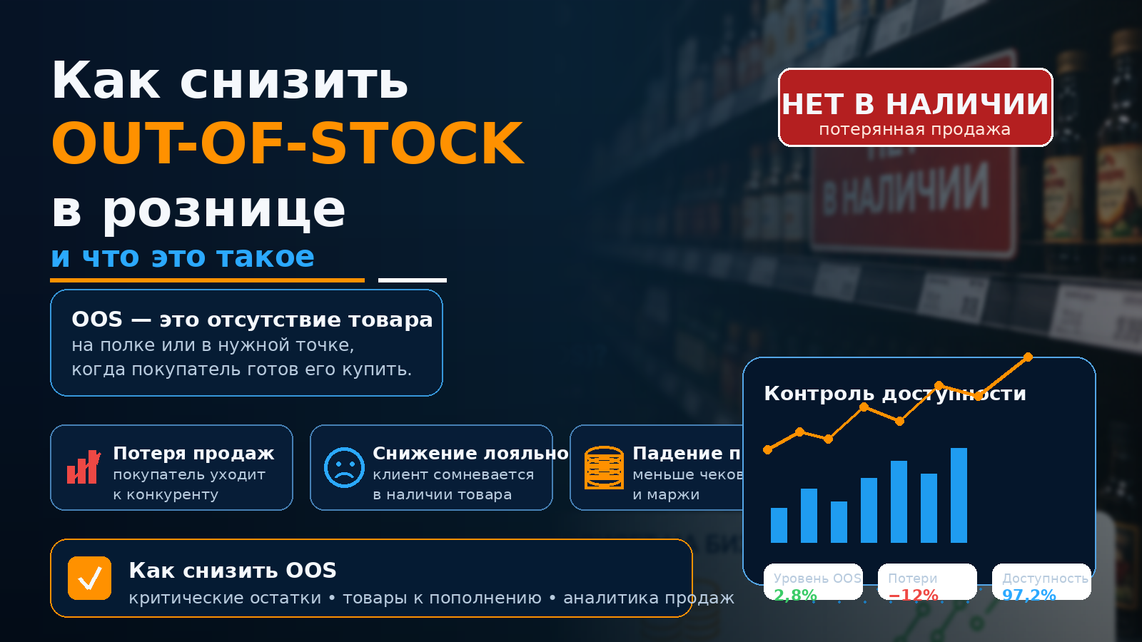 Как снизить out-of-stock в рознице и что это такое