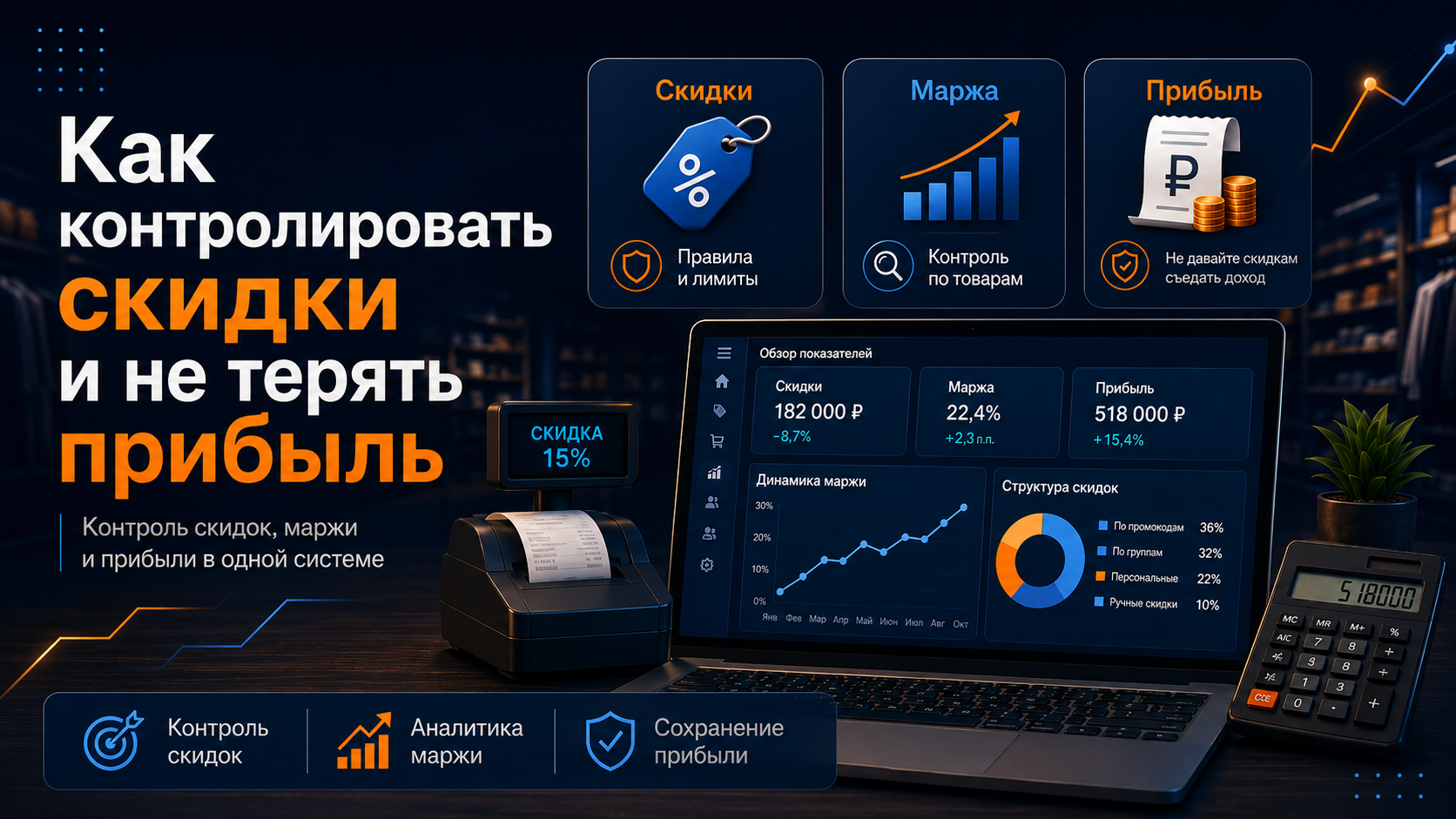 Как контролировать скидки и не терять прибыль